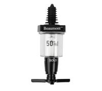 Beaumont Bar Spirit Optic Dispenser Stamped 50ml K494 | Three-arm mechanism allows quick glass-pressed pouring, while a secure rubber seal fits most bottles to prevent leaks.