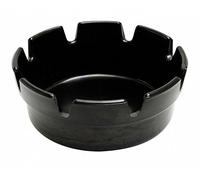 Melamine Ashtray Black Cigarette Pub Plastic Ashtray Outdoor Garden Ashtray PK 10