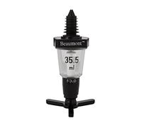 Beaumont 35.5ml Black Solo Spirit Measure Unstamped