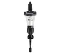 Beaumont Black Solo Professional Measure 25ml - Durable Plastic, Non-Drip Mechanism Prevents Over-Pouring, Single Handed Operation for Bars, Pubs