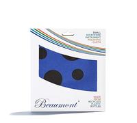 Beaumont Blue Polka Dot Musical Polishing & Cleaning Patterned Instruments Trumpet Clarinet Sax Flute Recycled Microfibre Cleaning Cloth Brass Silver 25 x 25 cm (BFC-BP)