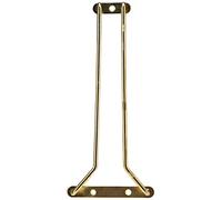 InchGlass Hanger 10 Inch BRASS c/w 3 screws Inch