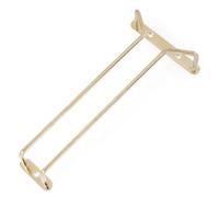 Beaumont Wine Glass Rack Hanger GM203 – Brass 255mm (10in) Ceiling & Undercounter Mountable, with 3 screws