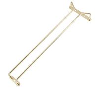 Glass Hanger 16 Inch BRASS c/w 3 screws