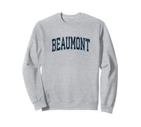 Beaumont California CA Vintage Athletic Sports Navy Design Sweatshirt