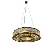 Beaumont Chandelier - Antique Brass - Round