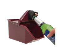 Beaumont CN750 Under Counter Bottle Opener with Catcher,Red