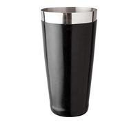 Beaumont Cocktail Boston Can Vinyl Coated Black 828ml - Stainless Steel, Professional Drinks Shaker for Bars, Bartenders, Mixologists