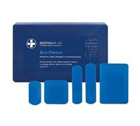 Beaumont Dependaplast Blue Plasters Assorted Sizes (100 Pack)