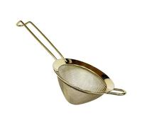 Beaumont Fine Mesh Strainer Gold Plated