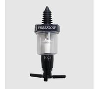 Beaumont Freeflow Black Solo Measure - Single-Hand Operation with Non-Drip Mechanism, Continuous Dispensing, Lightweight Plastic Construction, Ideal for Bars
