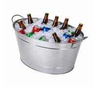Beaumont Beverage Tub GK919 – Galvanised Steel Ice Cooler for Wine & Champagne