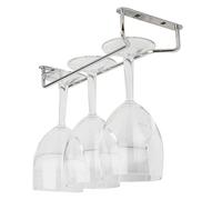 Beaumont Glass Rack Wall Mounted Hanger Chrome 254mm - Easy Installation, Space Saving CZ561