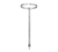 Beaumont Half Gallon Round Bracket - Chrome Aluminium for Spirit Optics - Compatible with 25ml, 35ml, 50ml Measures, Easy Installation for Bars and Pubs