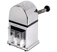 Beaumont Manual Ice Cube Crusher Stainless Steel Chrome Effect C824 | Prepares perfectly sized chunks for chilled drinks and cocktails to elevate beverage presentation at busy professional bars.