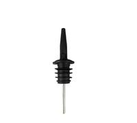 Beaumont Matte Black Stainless Steel Freeflow Pourer (Pack 12) | Prevents over-pouring and reduces stock waste, ensuring a consistent drink portion size across busy commercial bars.
