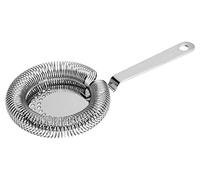 Beaumont Mezclar Cocktail Strainer, Stainless Steel - Removable Spring Design, Machined Handle Hole, 204mm Length Easy to Clean for Bars, Pubs