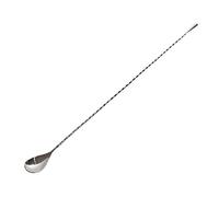 Beaumont Mezclar Collinsons Twisted Mixing Long Bar Spoon 450mm - Long Stirrer for Bartenders, Coctails, Coffee DF221