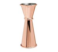 Beaumont Mezclar Copper Japanese Jigger | Provides precise, professional-standard measures for busy cocktail venues. Ideal for fast-paced bar service.