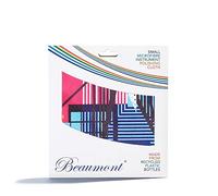 Beaumont Neon Arcade Musical Polishing & Cleaning Patterned Instruments Trumpet Clarinet Sax Flute Recycled Microfibre Cleaning Cloth Brass Silver 25 x 25 cm (BFC-NA)