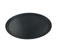 Beaumont Non-Slip Oval Tray Black 685 x 558mm