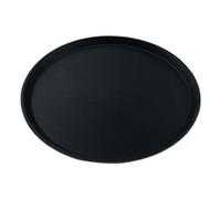 Beaumont Non-Slip Round Tray Black 280mm