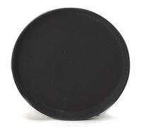 Beaumont 14 Round Black Non Slip Bar Serving Tray, 30 x 20 x 30 cm