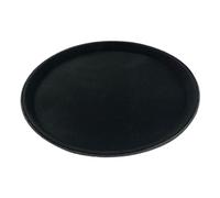 Beaumont Non-Slip Round Tray Black 355mm