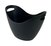 Beaumont Plastic Wine Ice Cooler Bucket Black 8Ltr CZ449