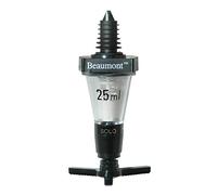 Beaumont Solo Bar Optic Measure for Spirits - 25ml CE Stamped Measure - For Cocktails and Drinks - Use in Commercial and Home Bars - Set of 3