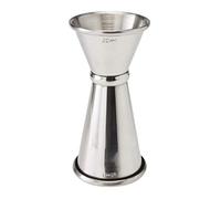 Beaumont Stainless Steel Banded Jigger Measure 20ml/40ml