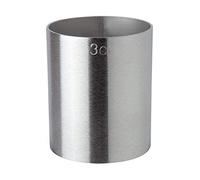 Beaumont Stainless Steel Spirit Thimble Measure 30ml CE Marked - Accurate Sizing for Consistent Servings, Durable Construction, Clearly Labelled for Bars