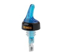 Beaumont Sure Shot Pourer Blue 50ml (12 Pack) - Fits Standard Bottles, Prevents Over-Pouring, Ideal for Spirit Bottles, Fast Flow for Bars