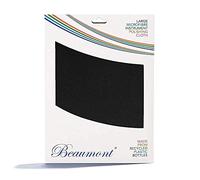 Beaumont Symphonic Black Musical Polishing & Cleaning Patterned Instruments Trumpet Clarinet Sax Flute Recycled Microfibre Cleaning Cloth Brass Silver 40 x 30 cm (BFC4030-SB)