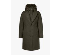 BEAUMONT Tara Silt Green Boucle Blazer Coat Size: 46, Colour: Brown F