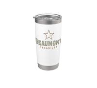 Beaumont Texas Retro Stainless Steel Insulated Tumbler