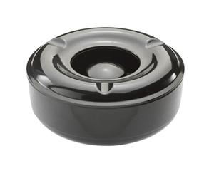Beaumont Windproof Melamine Ashtray Black146mm