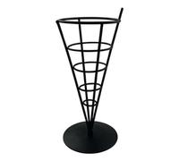 Beaumont Wire French Fry Cone Black