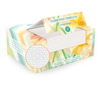 Beauntangly Disposable Face Towel, XL Facial Towelettes Soft Thick Absorbent, Lint-Free Biodegradable Makeup Remover Dry Wipes for Skin Care Washing Drying Nursing Camping Travel Essentials, 25 Ct