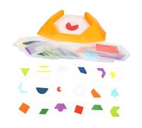 Beaupretty 1 Box Colorful Shape Puzzle Educational for Early Learning Logical Thinking Development Challenges Lightweight Portable Development