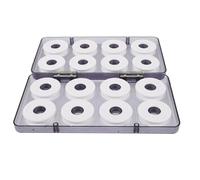 Beaupretty 1 Box Semi Fishing Line Winder Board for Leaders and Rigs | High Density Foam and Plastic Build, White Finish, Quick Access for Anglers, Boat Fishing and Salt Water