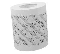 Beaupretty 1 Notes Toilet Paper Roll Creative Bathroom Tissue for Music Enthusiasts Safe Luxurious Paper Fun Decorative Addition for Any Restroom