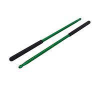 Beaupretty 1 Pair Aluminium Alloy Drumsticks Rust Drumstick for Drummer Exercises for Drum Pad Practice Durable Metal Construction Green Design