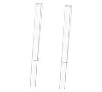 Beaupretty 1 Pair Clear Acrylic Music Stand Page Holder Clips Sheet Music Clips for Easy Viewing Compact Design for Musicians and Daily Use