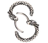 Beaupretty 1 Pair Dragon Round Hoop Earrings for Men Vintage Ear Jewelry Cool Design for Daily Wear Suitable for Various Occasions and for Festivals and Anniversaries