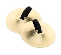 Beaupretty 1 Pair Finger Cymbals for Belly Dancing Durable Percussion Instruments Easy to Hold and Grip for Dancing Parties and with Beautiful Design