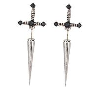 Beaupretty 1 Pair Gothic Sword Earrings for Women Unique Alloy Design Comfortable All Day Wear Jewelry for Various Occasions for Friends and Loved Ones