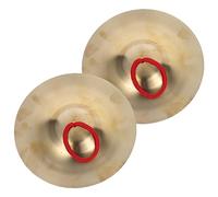 Beaupretty 1 Pair Hand Cymbal Percussion Instrument Cymbals for Adults for Belly Dancing Performance and Rhythm Development Easy to Use Promotes Joyful Atmosphere
