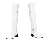 Beaupretty 1 Pair Thigh High Women's Boots Thick High Heel Design Comfortable Winter Fashion for Autumn Winter Wear Stylish Long Boots for Look