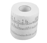 Beaupretty 1 Roll English Word Toilet Paper with Phonetic Symbols for Fun Learning Tool for Vocabulary Expansion for Home and Classroom Use Daily Language Practice